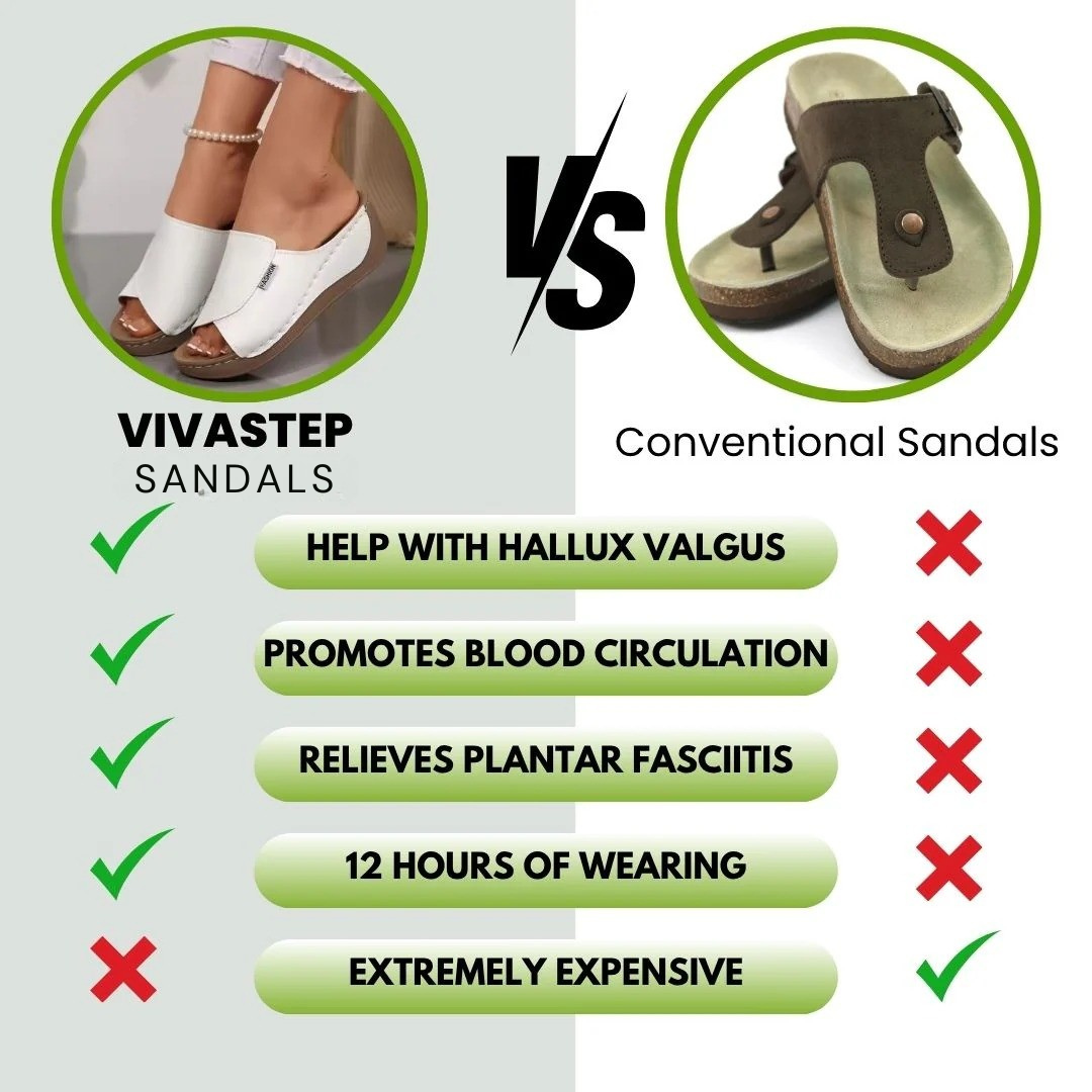 VivaStep sandals - Ergonomic & non-slip sandals for pain relief