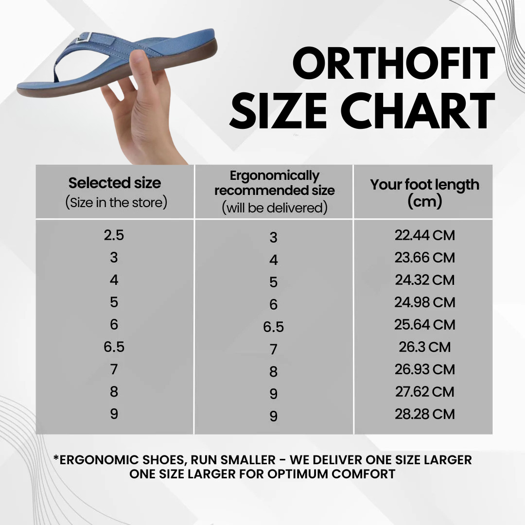 Orthofit™ - orthopaedic pain relieving sandals