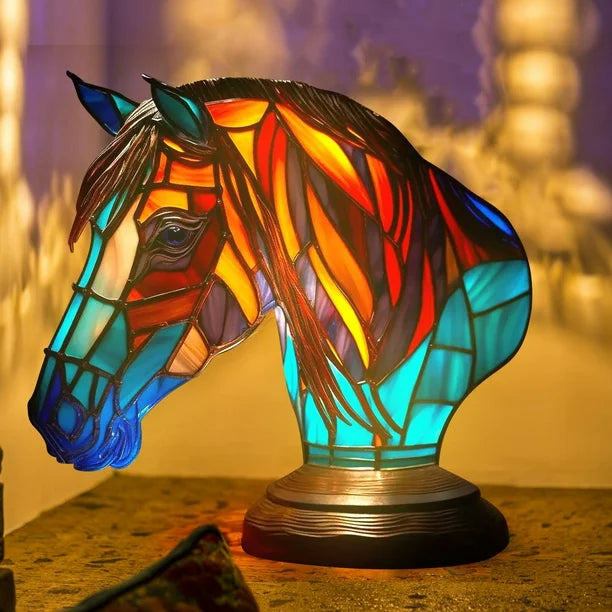 Light Horse - handmade lamp that makes hearts shine